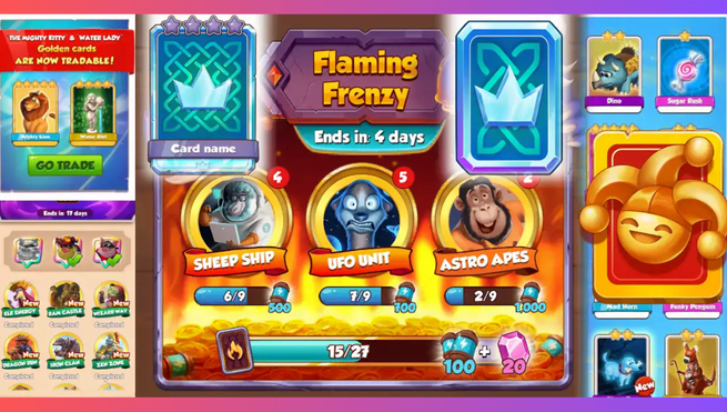 List of Rare Gold Cards in Coin Master
