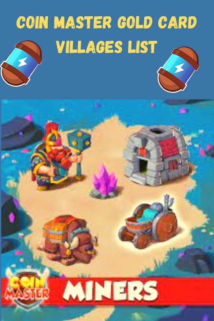 Coin Master Gold Card Villages List