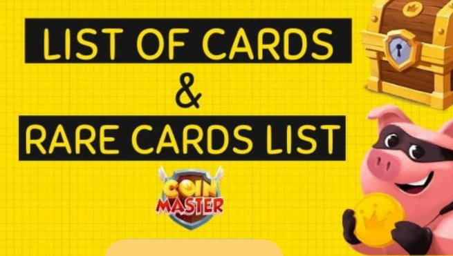 Rare Coin Master Card List Level